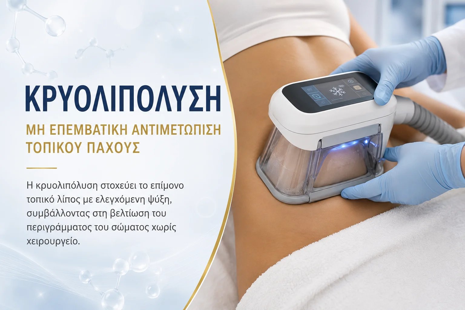 Κρυολιπόλυση Τοπικo Πάχος Κρυολιπόλυση Τοπικo Πάχος